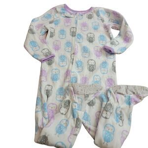 Carter's Penguin footed pajamas 5T